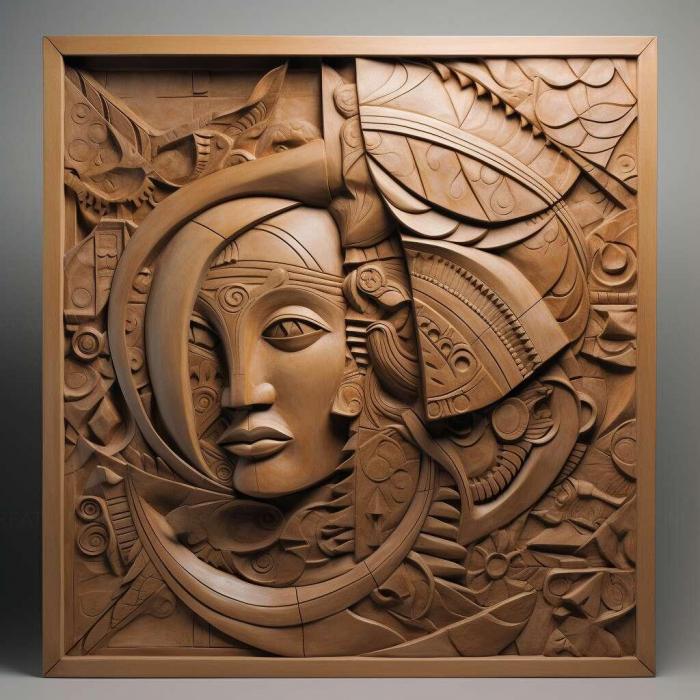 نموذج ثلاثي الأبعاد لآلة CNC 3D Art 